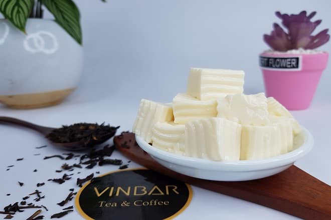 Kết quả cuối cùng của thạch phô mai tươi thật sự hấp dẫn và đầy kích thích.